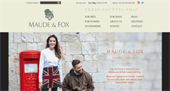 Desktop Screenshot of maudeandfox.com